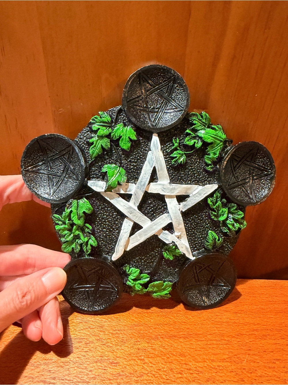 Resin Pentagram 5 Sphere Holder
